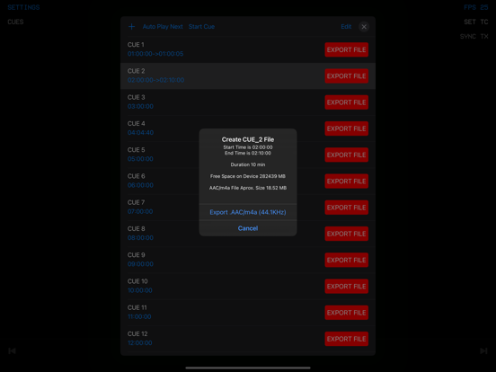 Screenshot #5 pour Timecode Gen