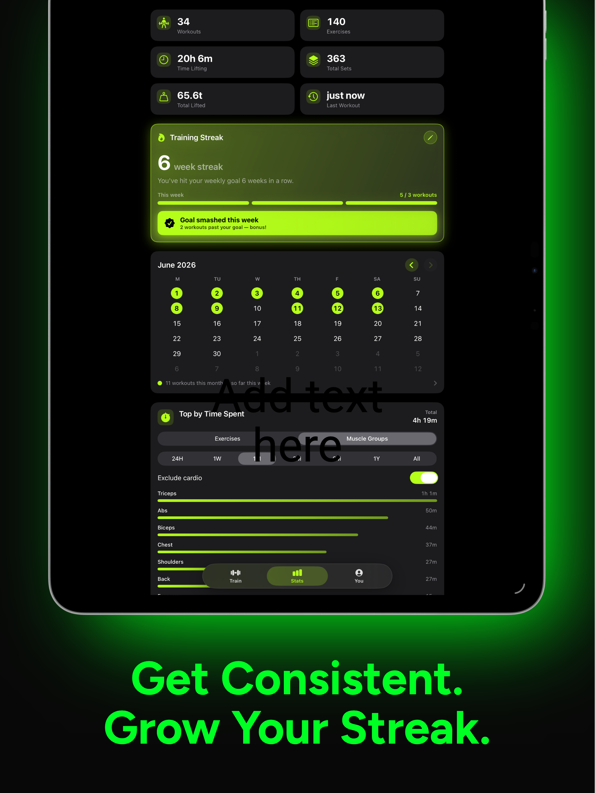 Gymstrike: Gym Log & Tracker screenshot 10