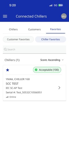 Connected Chillers iPhone screenshot