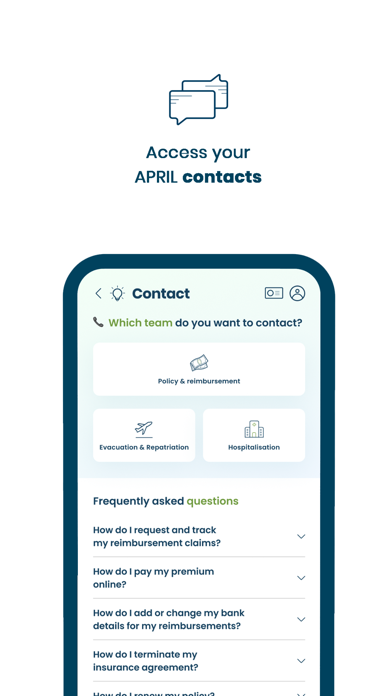 APRIL International Easy Claim Screenshot