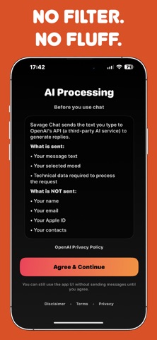 Savage Chat screenshot