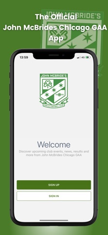 John McBrides GFC Chicago iPhone screenshot