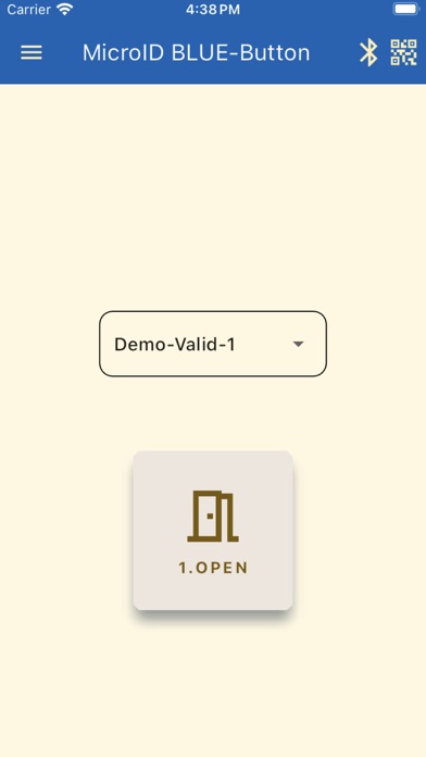 Screenshot 3 of MicroID BLUE Button App