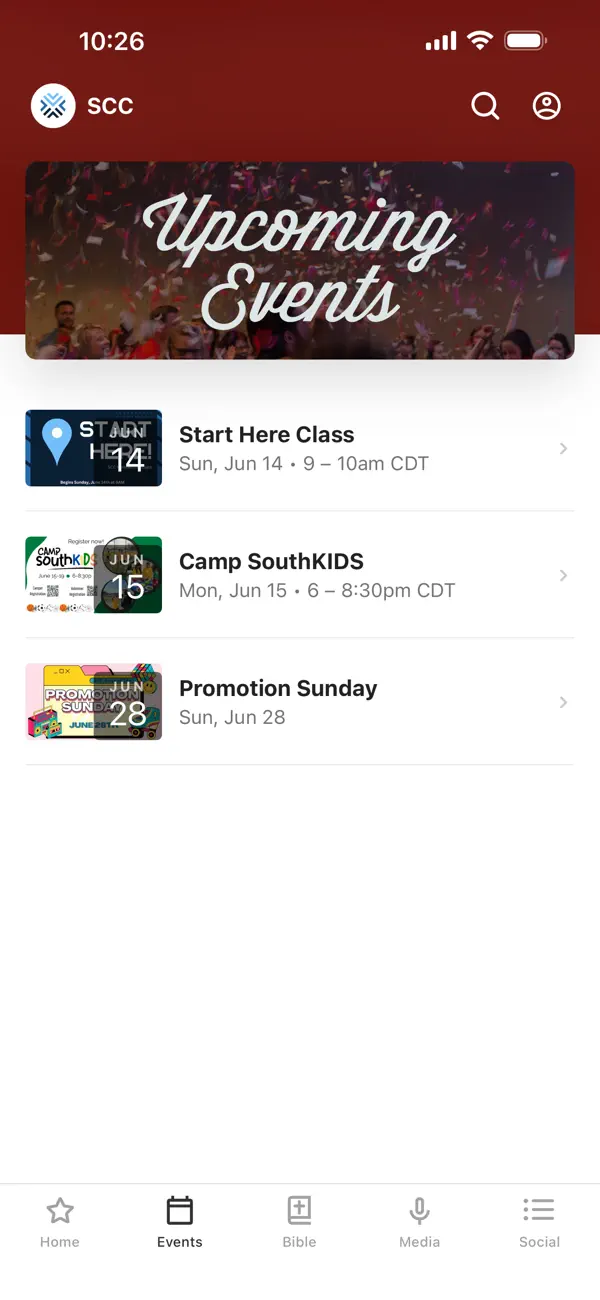 Screenshot #2 pour South Community Church