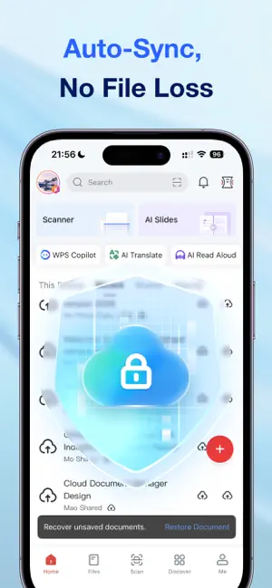 WPS Office-AI Doc, PDF, Sheet iPhone screenshot 5