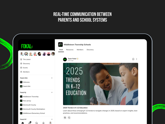 Fokal USA iPad screenshot 3 - Social Networking app
