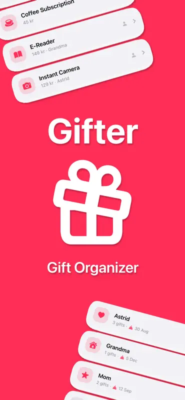 Gifter: Gift Tracker & Lists screenshot 1 of 7
