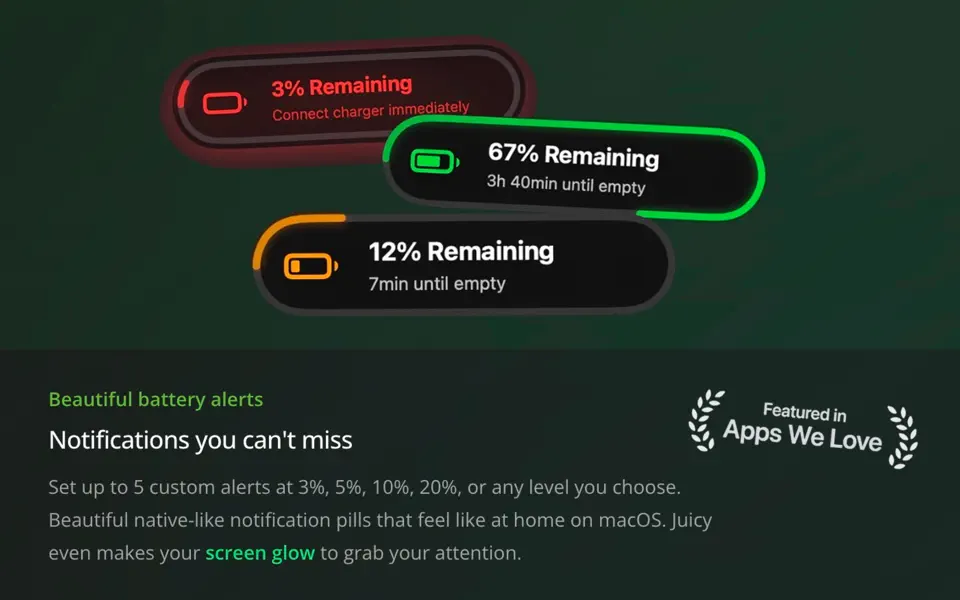 Screenshot 2 of Juicy: Battery Alerts & Health 1.2.1