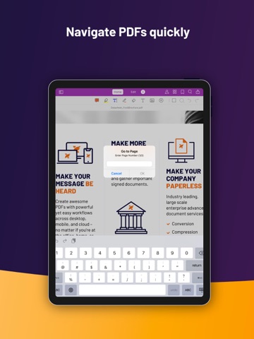Foxit PDF Editor iPad screenshot
