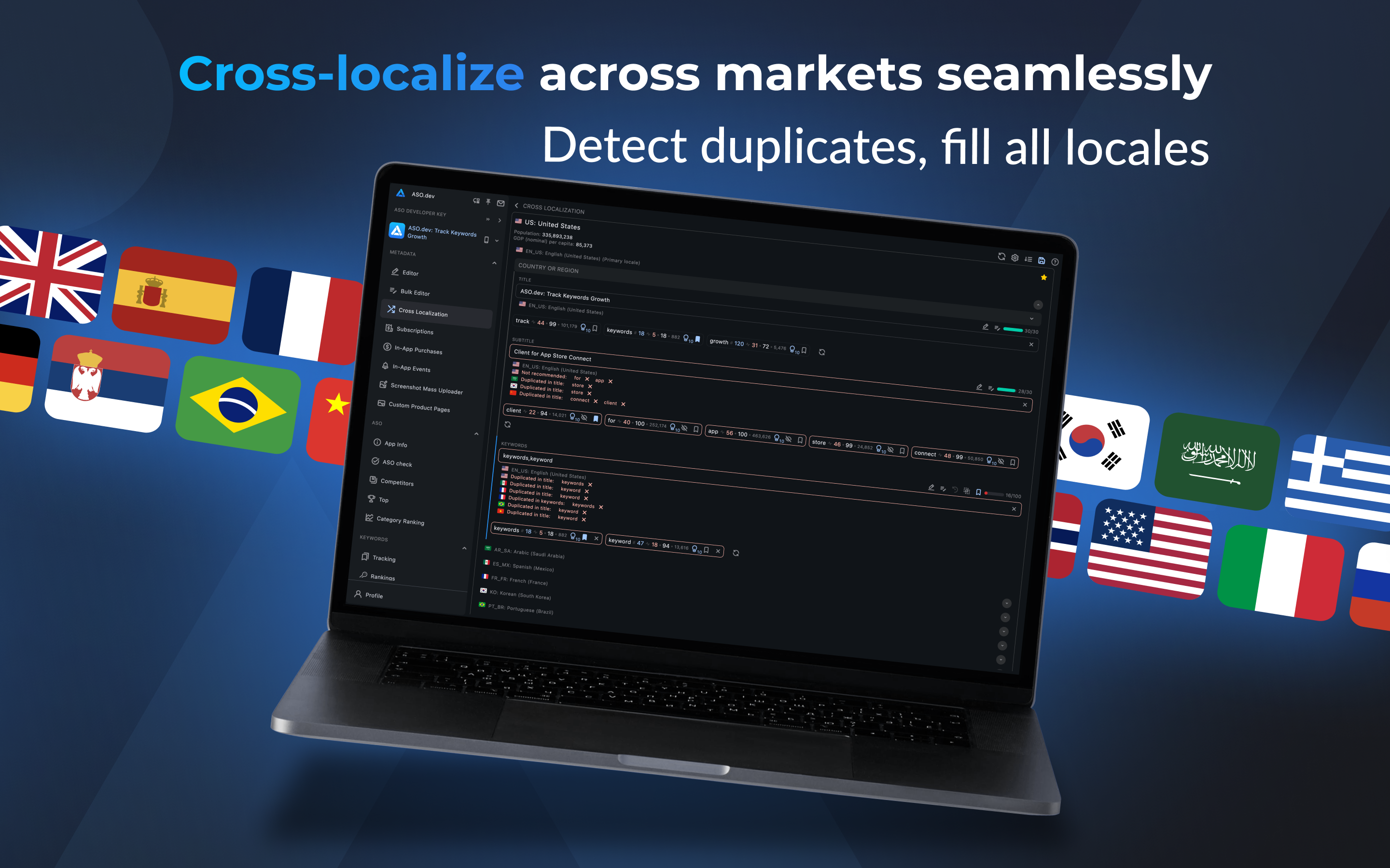 ASO.dev for AppStore Connect