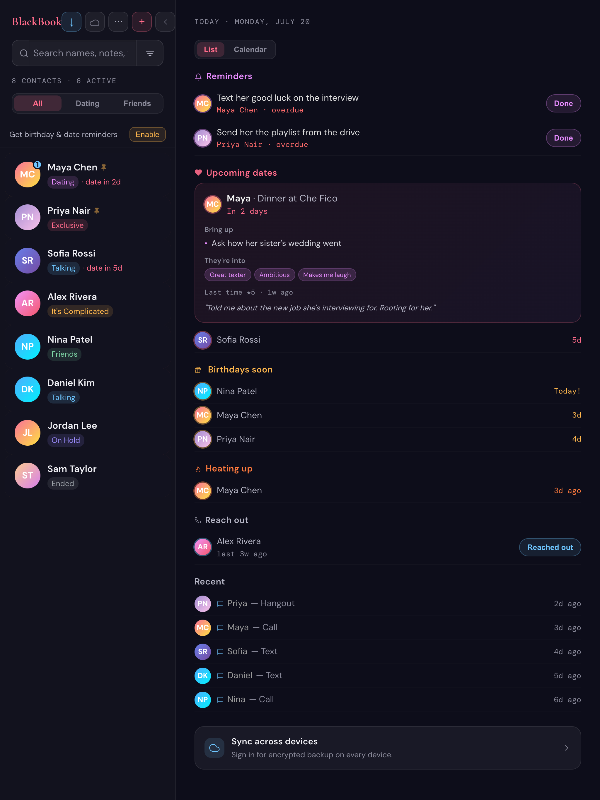 BlackBook: Social Ledger screenshot 8
