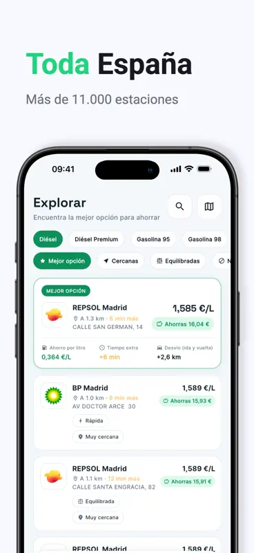 Reposteo: Gasolineras Baratas screenshot 3 of 5