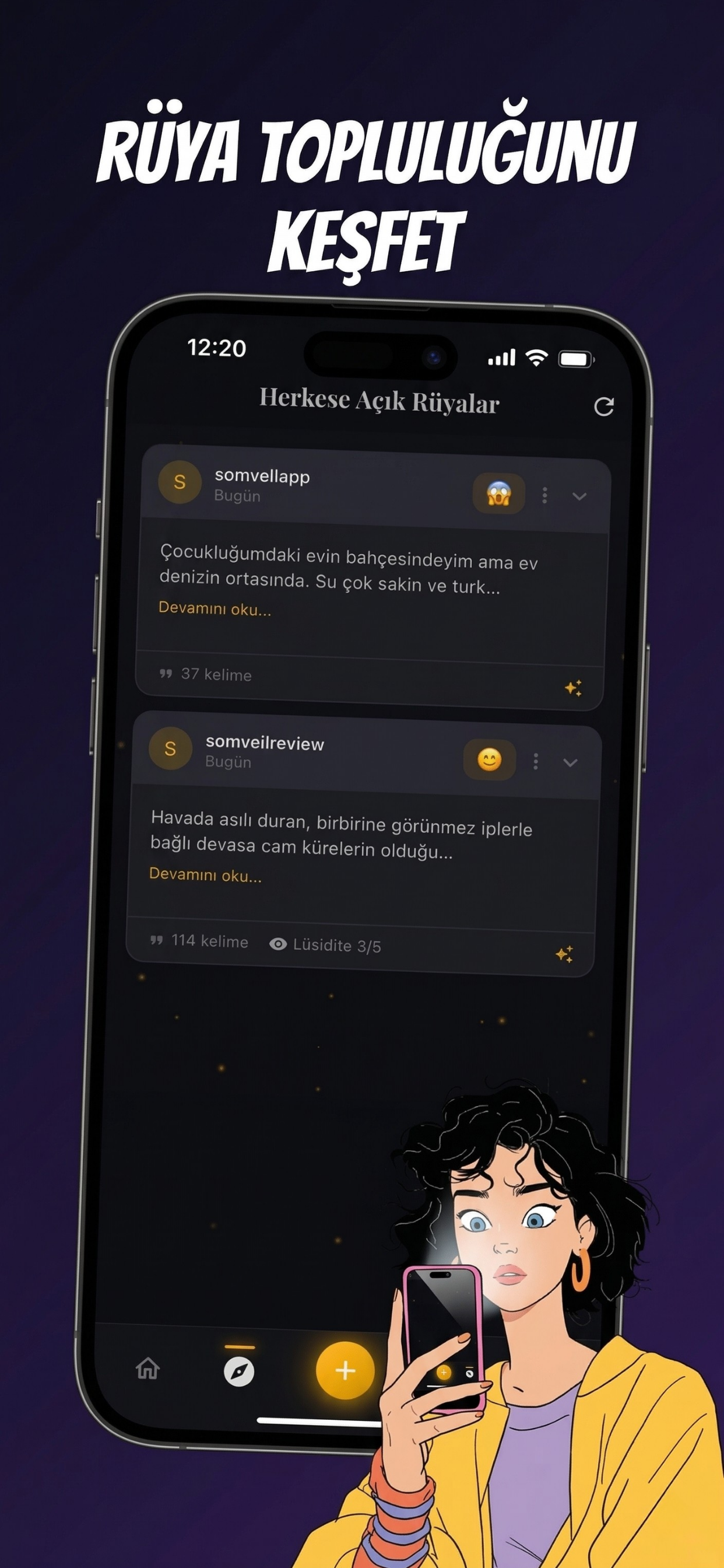 Somveil - AI Rüya Günlüğü screenshot 3