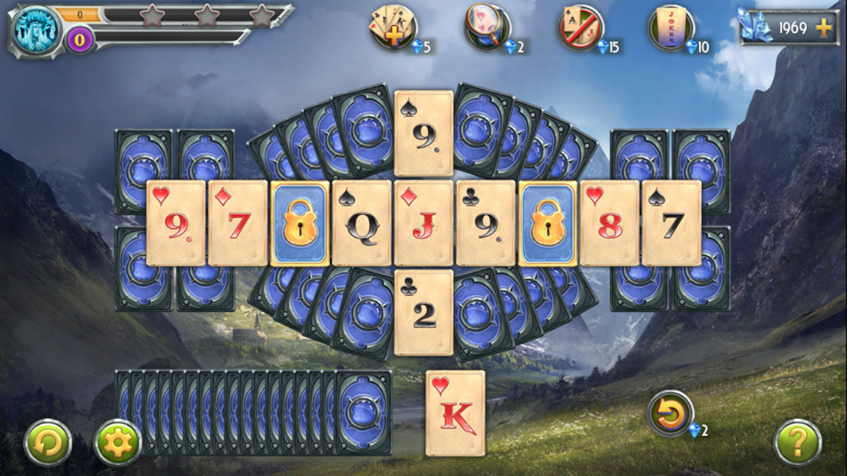 #2. Tri Peaks Solitaire 1 (iOS) 由: FIVE-BN STUDIO LTD