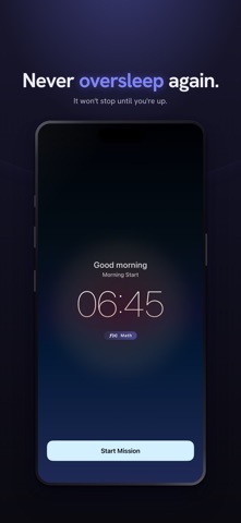 Alarra: No-Snooze Alarm Clock screenshot