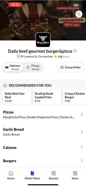 Daily beefgourmet burger&pizza screenshot 2