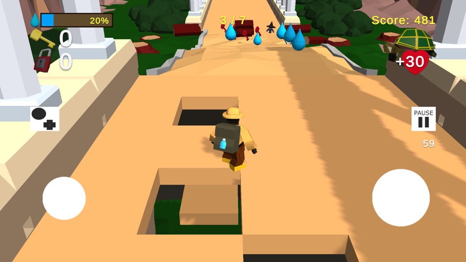 #4. Obeebok Lux: 3D Platformer Run (iOS) 由: Katarzyna Rog