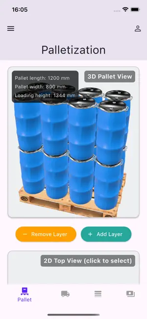 Pallet Loading Calculator screenshot 2