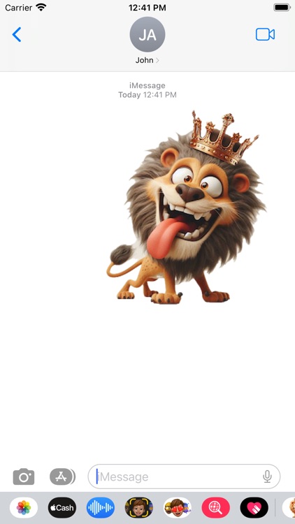 King of the Jungle Stickers screenshot-3