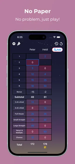 Yatzy / Yahtzee Scores screenshot 2