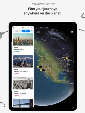 Jetlag - Travel & Timezone iPad screenshot