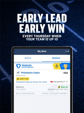 FanDuel Sportsbook and Casino iPad screenshot 2