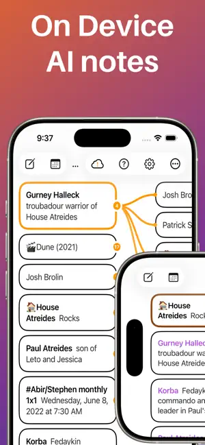 iXnote: AI Notes & Context screenshot 1