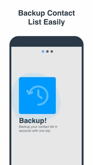 Restore My Contacts: Backup screenshot 2