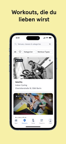 Urban Sports Club iPhone screenshot 2
