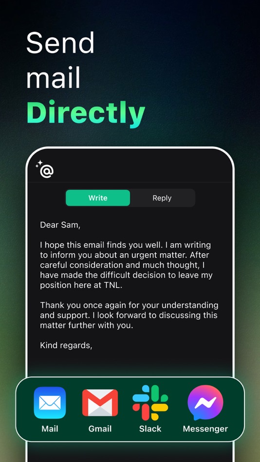 #5. AI Email Writer & Composer (iOS) 由: Tiny Leo Co., Ltd
