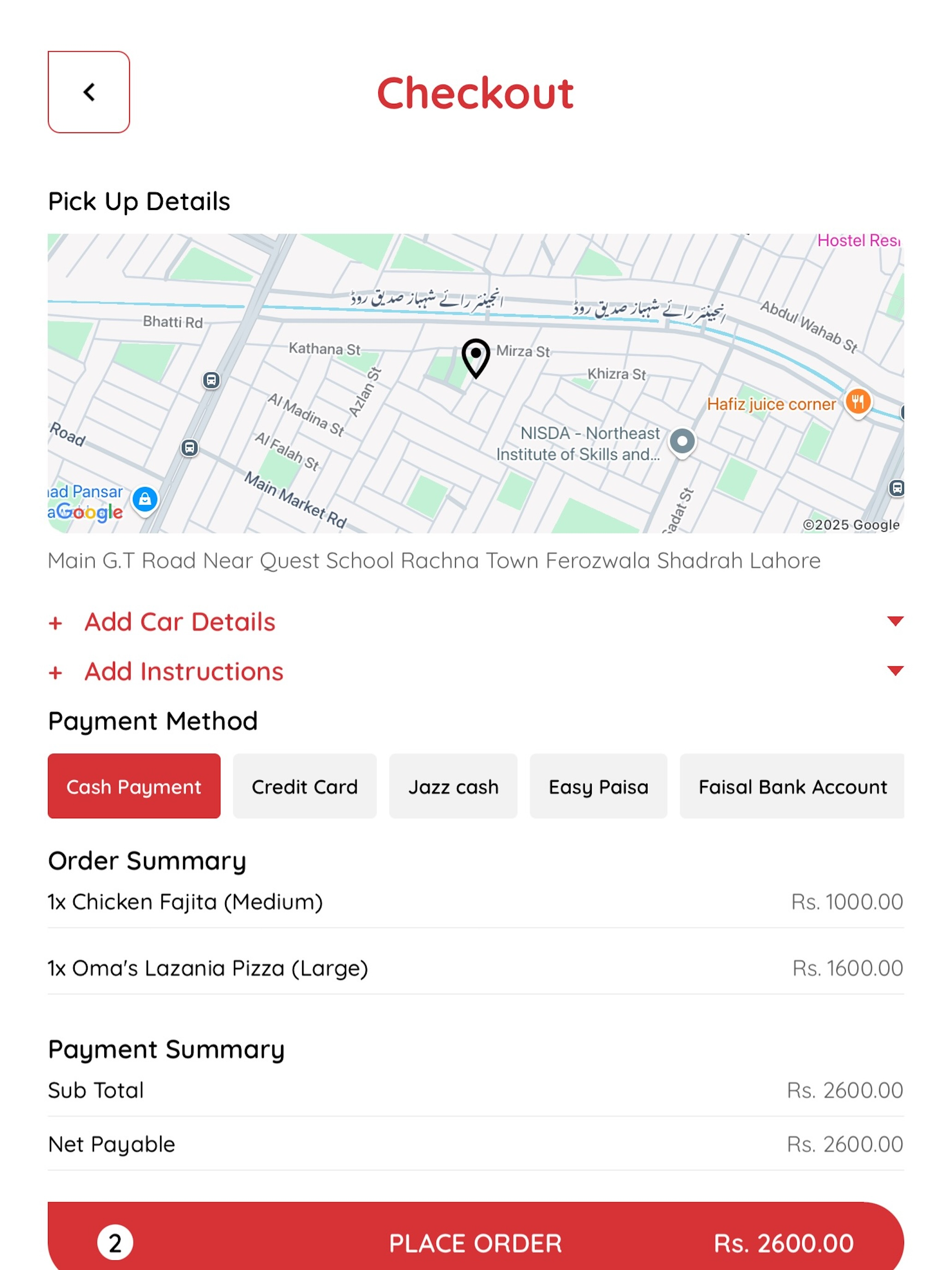 OMA'S Pizza & Fast Food screenshot 8
