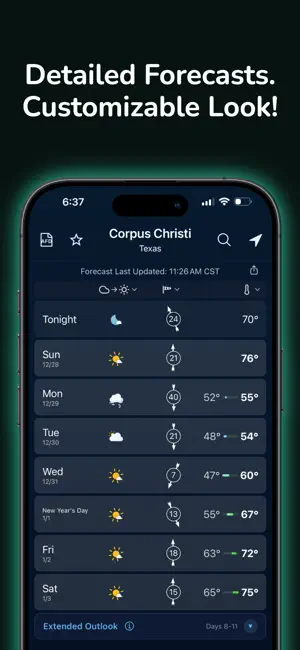 EverythingWeather iPhone screenshot 2