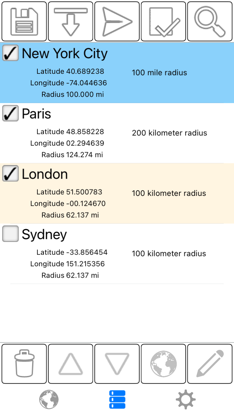 Radius on Map + : draw circle screenshot 3