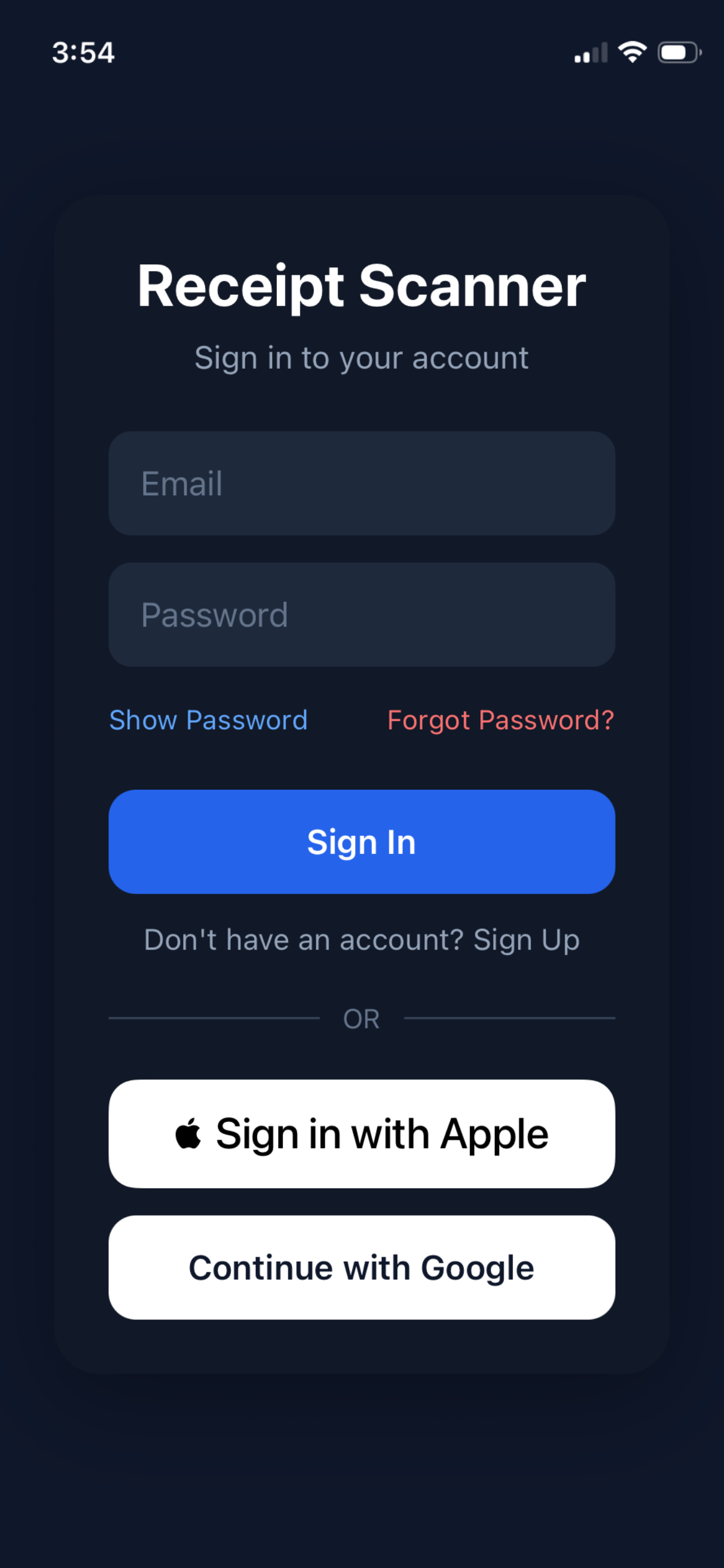 LLHC Receipt Scanner screenshot 3