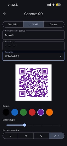 QByte: QR Scanner / Generator screenshot