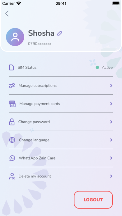 Zain Iraq screenshot 6