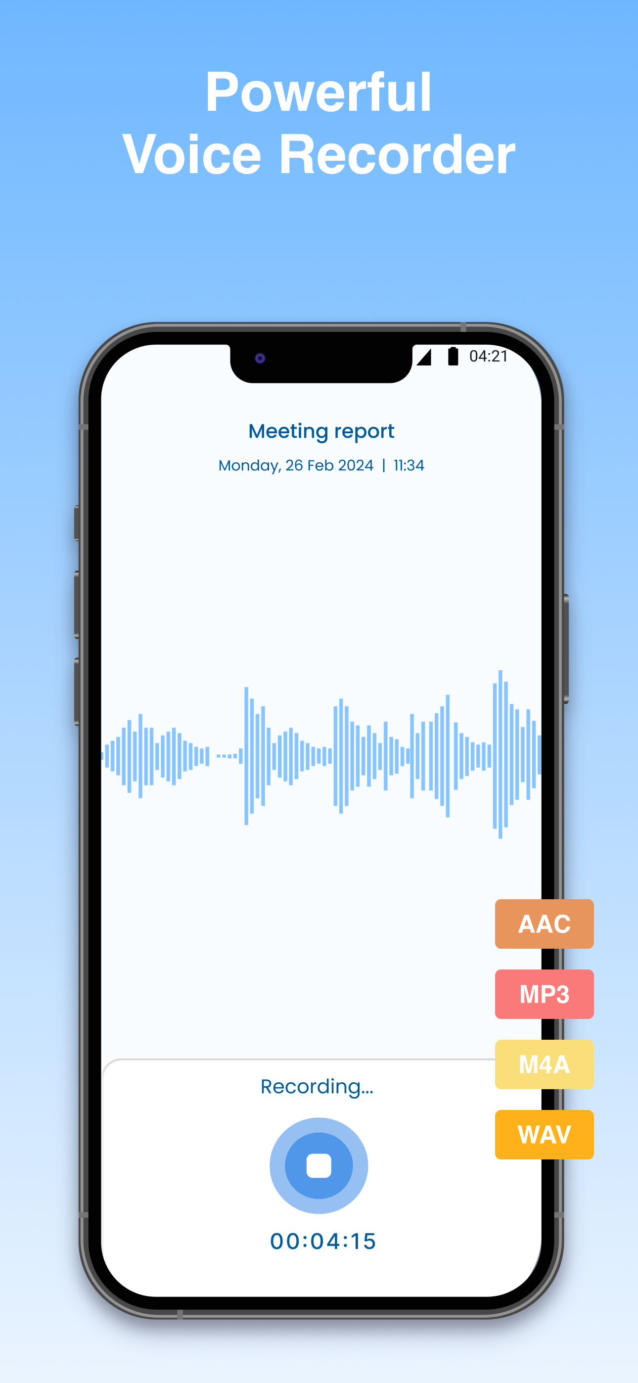 Voice Recorder with Memo