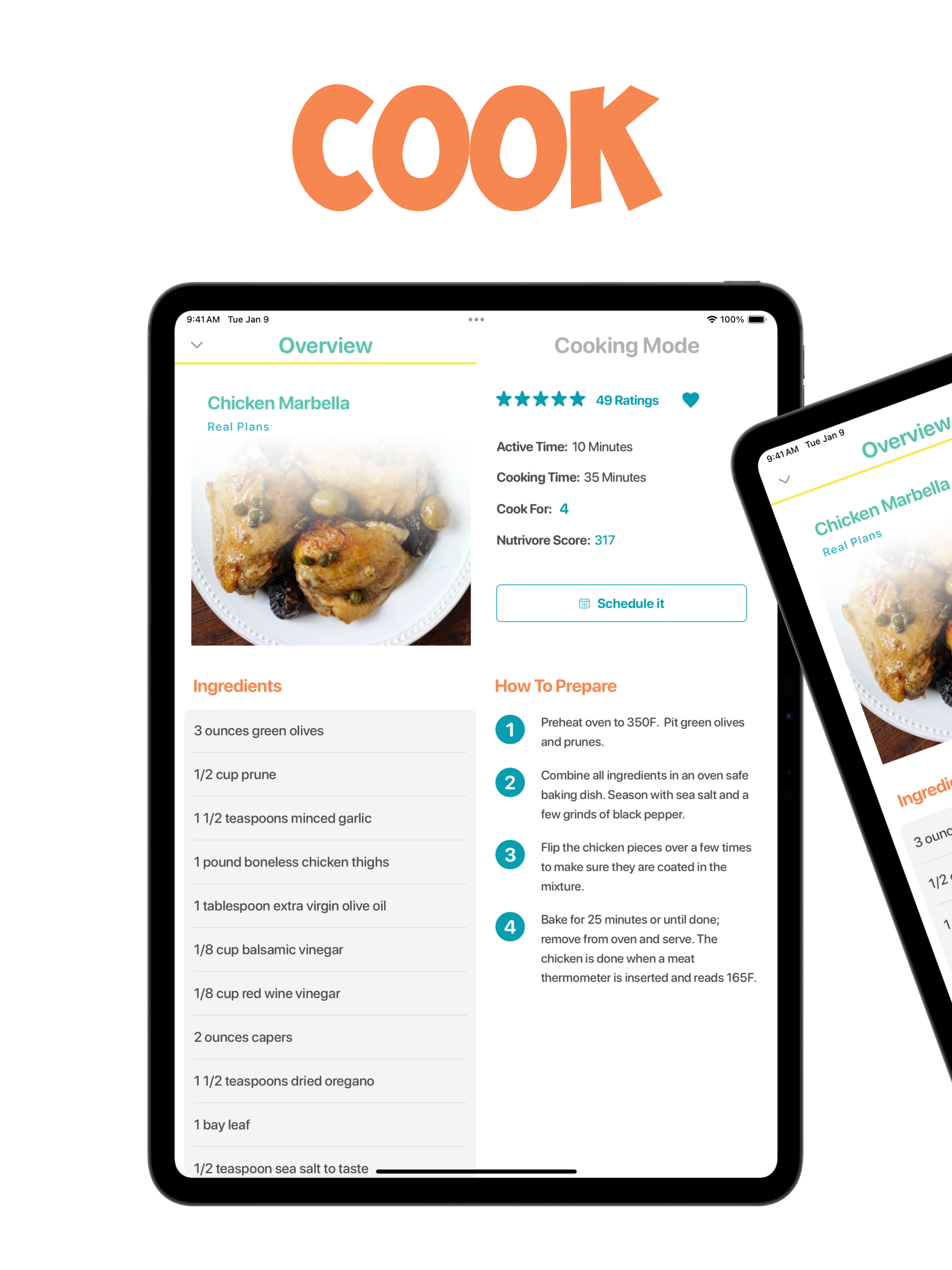 Real Plans - Meal Planner