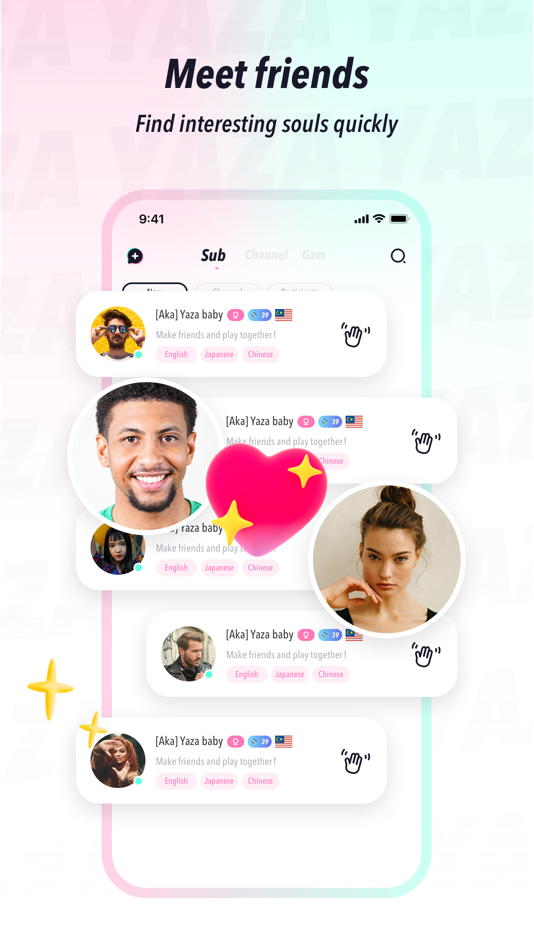 #2. Yaza Chat (iOS) 由: DREAM MEDIA PTE. LTD.