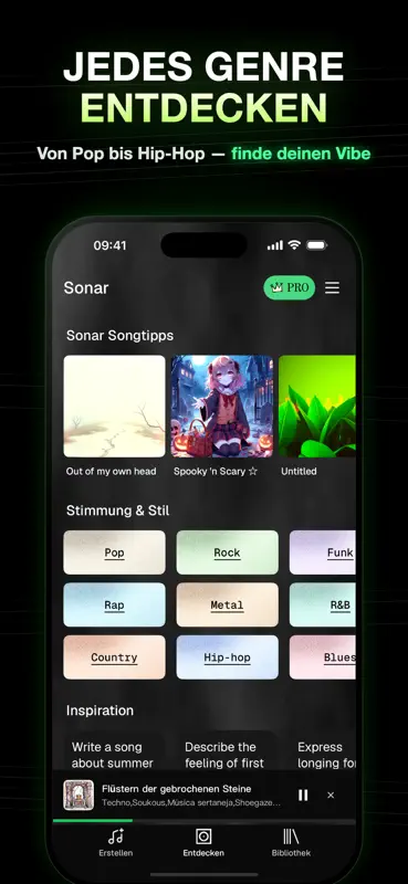 Sonar - KI Musik & Song Maker screenshot 5 of 6