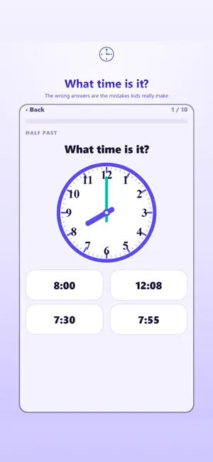 Telling Time for Kids: Learn screenshot 2