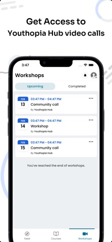 Youthopia Hub screenshot