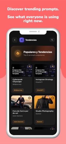 PromptLab: AI Prompts iPhone screenshot
