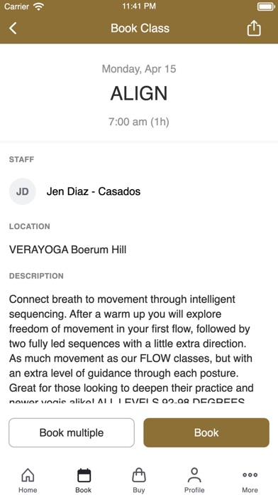 Screenshot #3 pour VERAYOGA - A Hot Yoga Joint