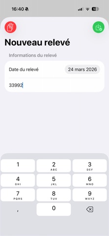 Compteur gaz screenshot