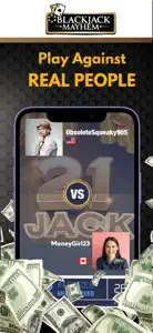 Blackjack 21: Win Real Money! screenshot #2 for iPhone