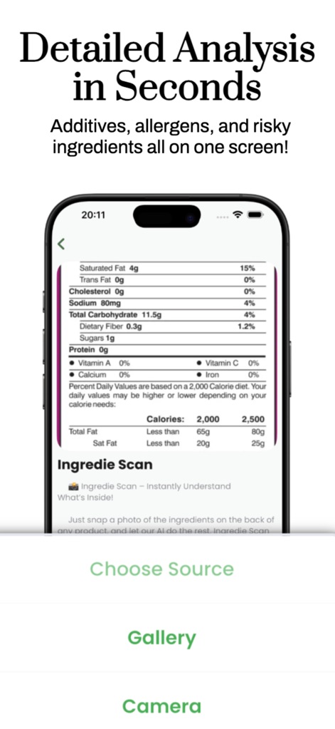 Ingredie Scan: Food Scanner - App de Comida y bebida | MWM