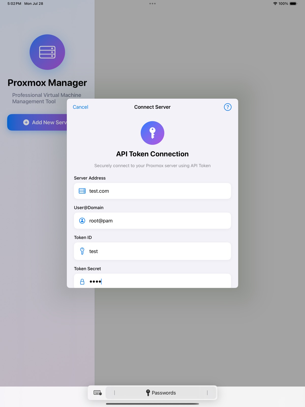 PVE Manager ipad screenshot 3