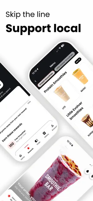 SMOOTHIE BAR APP screenshot 1