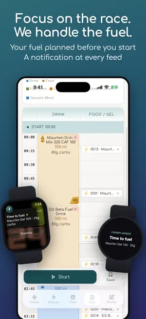 CarbPlanner: Race Nutrition screenshot 3